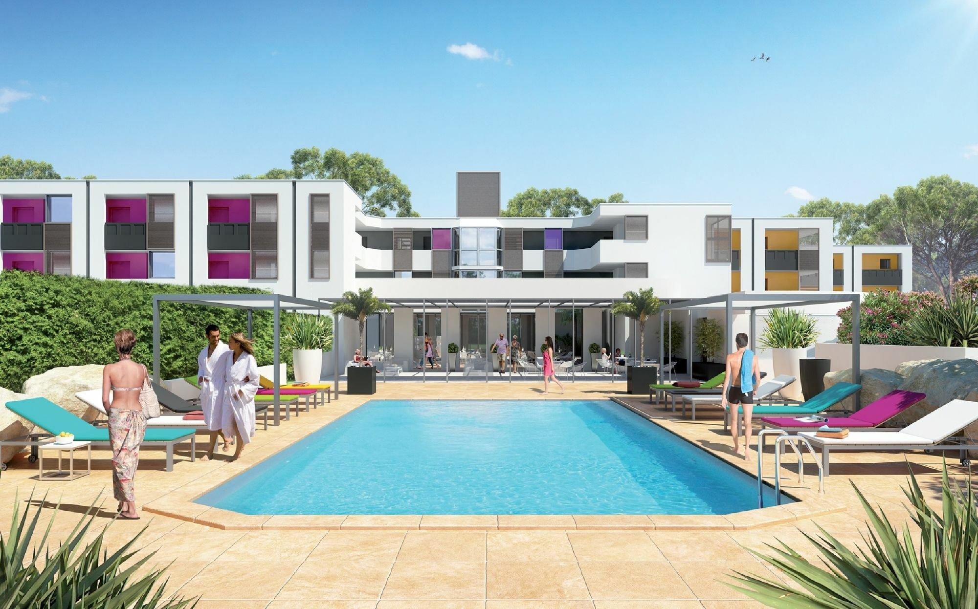Residence Odalys Aqualia Balaruc-les-Bains Exteriér fotografie